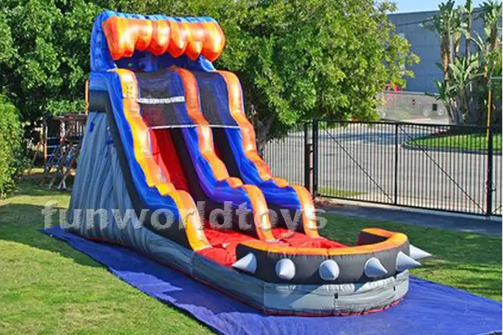 New inflatable Rocker Water Slide FWS297