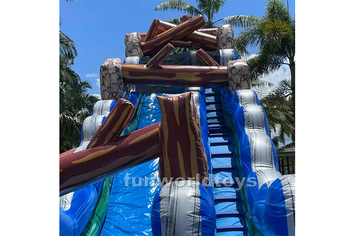 Backyard commercial inflatable water slide FWS296