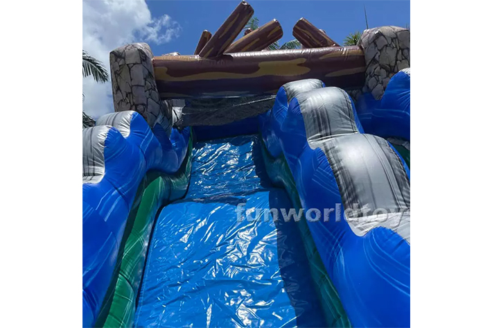 Backyard commercial inflatable water slide FWS296