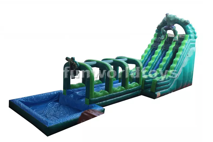 Durable grade giant adult inflatable water slides FWS293