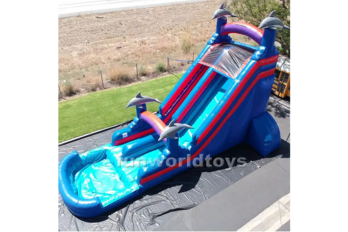 Material dolphin water slide FWS279