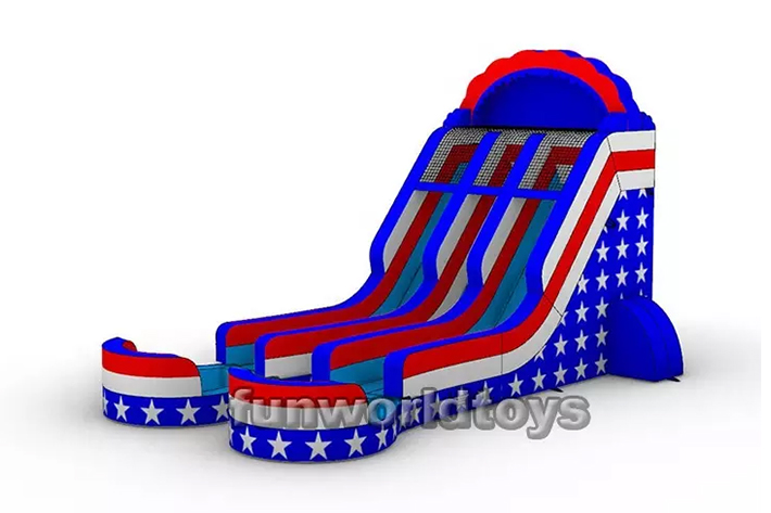 America star  America Water Slide with pool FWS272