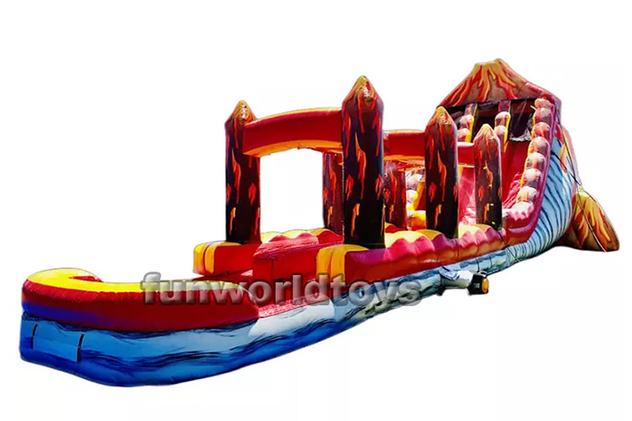 Large long 60ft adult dual lane water slides FWS264