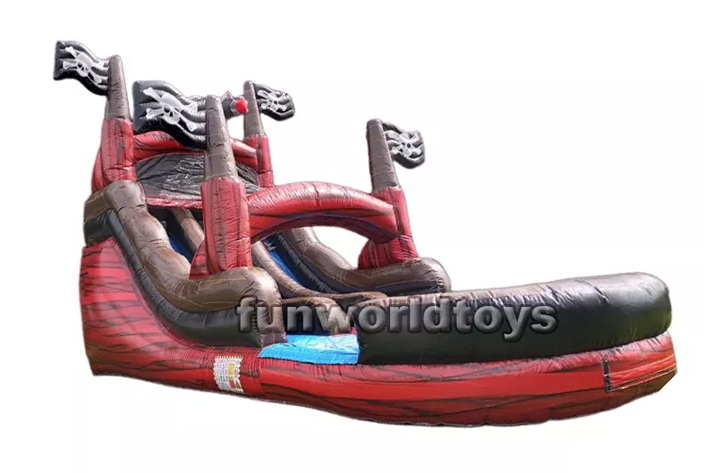 Cheap commercial pirate water slides FWS259