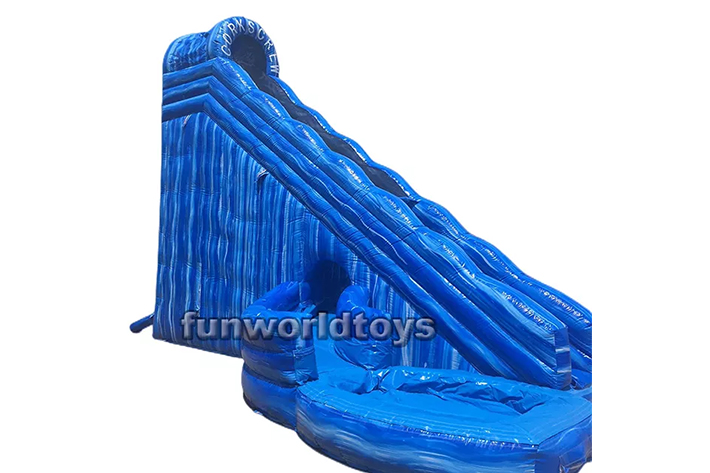 Fun adult corkscrew inflatable water slide FWS250