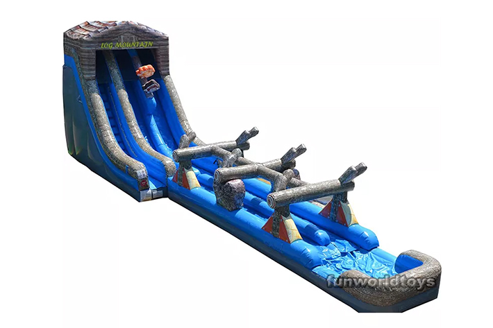 Factory custom Mountain inflatable water slide FWS247