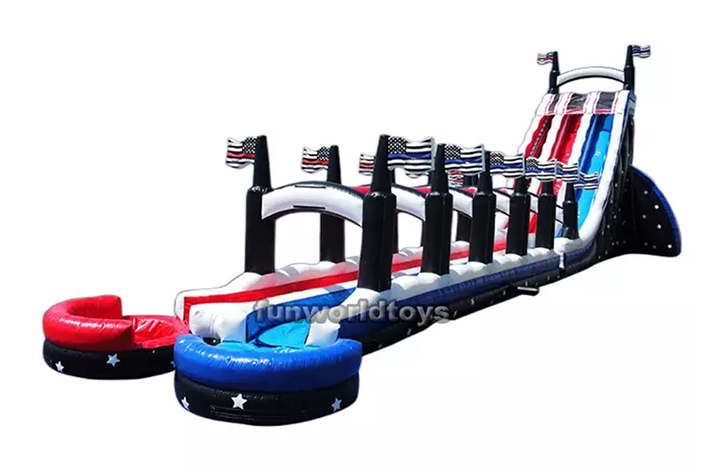 Giant 35ft inflatable grand american water slide FWS243