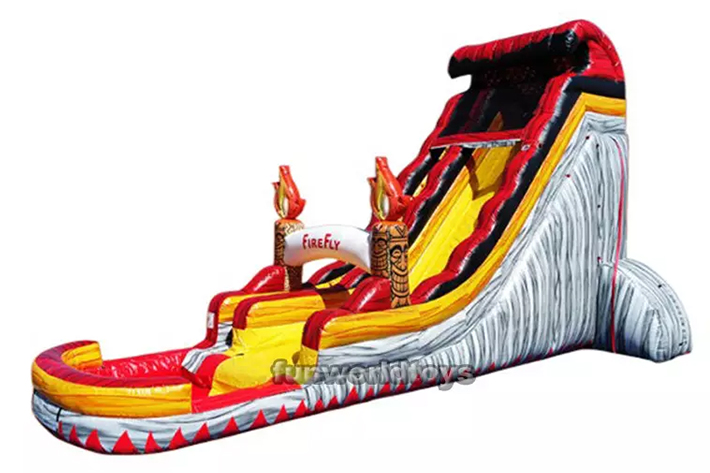 Inflatable firefly water slide FWS242