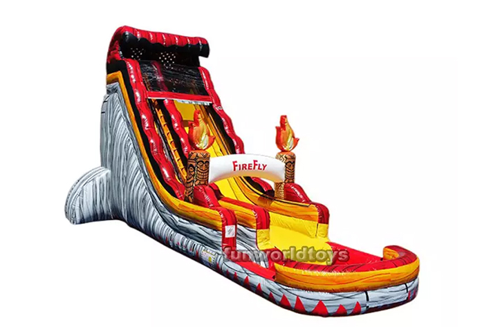 Inflatable firefly water slide FWS242