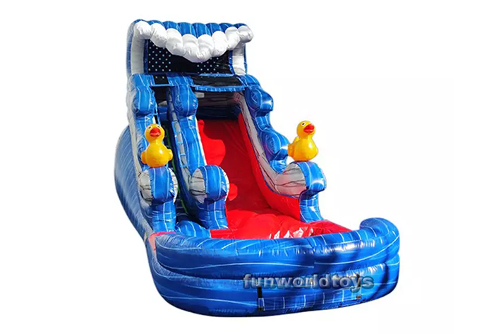 16ft duck inflatable water slide FWS240