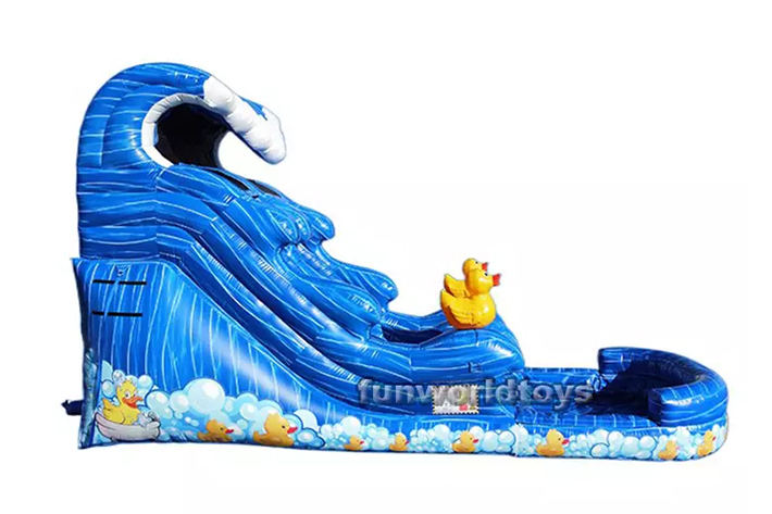 16ft duck inflatable water slide FWS240