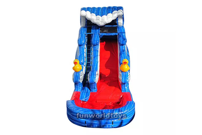 16ft duck inflatable water slide FWS240