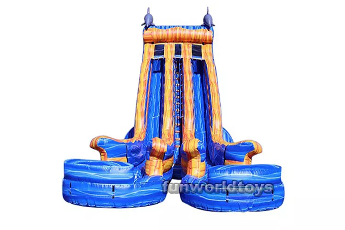 Wet Cali inflatable waterslide FWS237