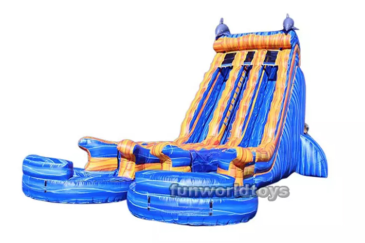 Wet Cali inflatable waterslide FWS237