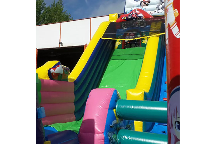 Autodrom inflatable dry slide FWD264