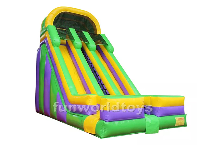 Commercial grade adult inflatable dry slide FWD257