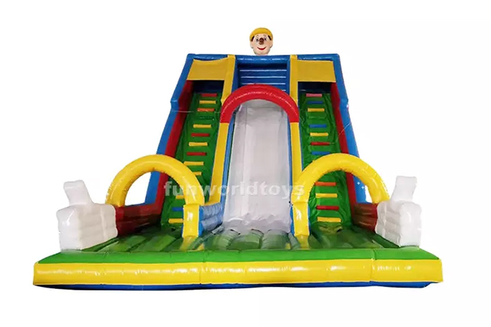 Outdoor inflatable animal dry slide FWD254