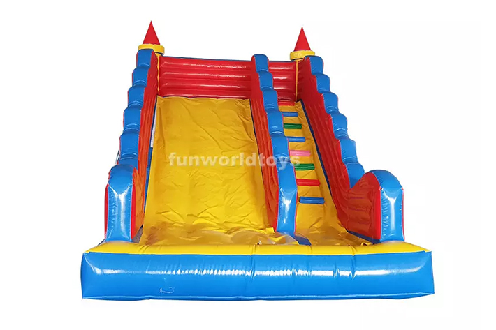 Outdoor commercial inflatable dry slides FWD227