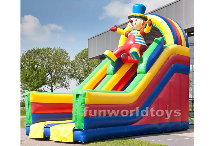 Multiplay clown inflatable bouncy with slide FWD240