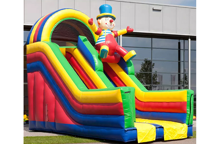 Multiplay clown inflatable bouncy with slide FWD240
