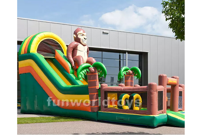 Commercial Custom Durable Inflatable Bouncing House with Slide FWD236