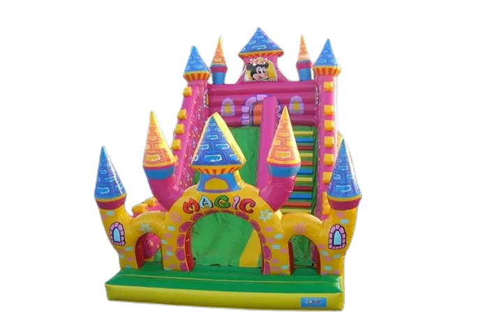 Commercial PVC inflatable magic castle slide FWD229