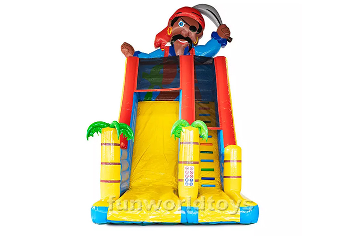 Inflatable Outdoor pirate dry Slide FWD221