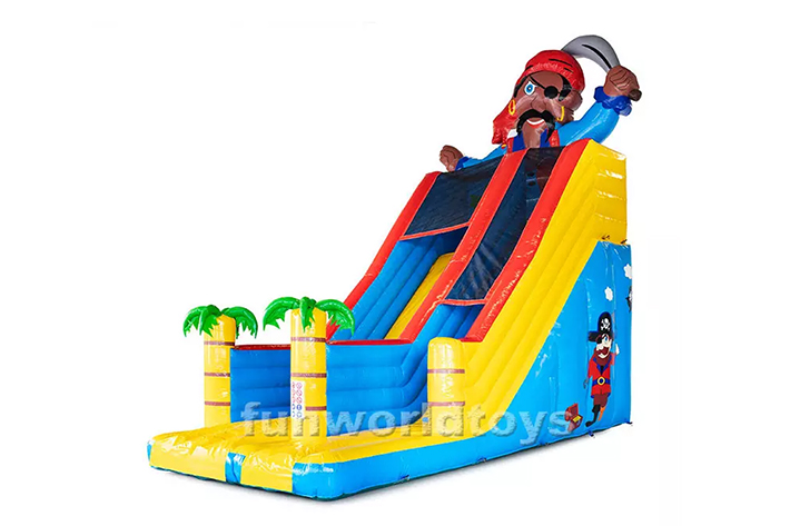 Inflatable Outdoor pirate dry Slide FWD221