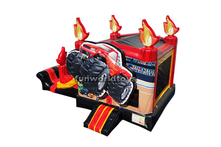 Truck bounce house combo FWZ249