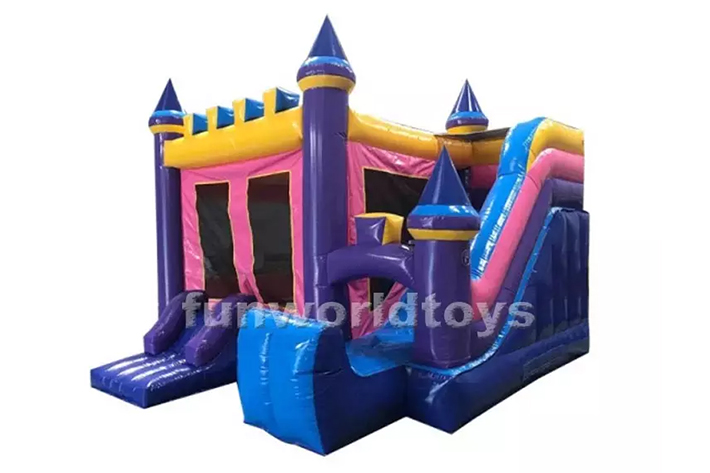 Mini Combo Jumping Castle with slide FWZ374