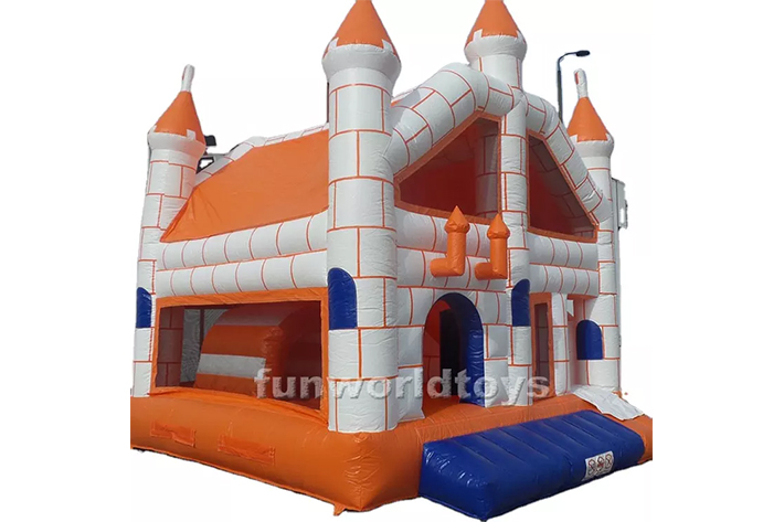 Outdoor inflatable bounce house with slide FWZ294