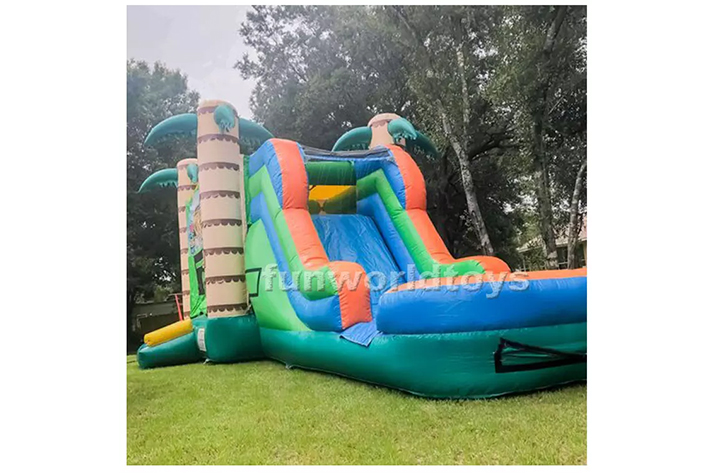 Inflatable Tiki bounce combo house FWZ289
