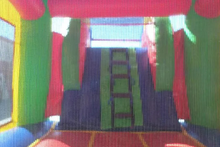 Commercial balloon bounce house with slides FWZ311