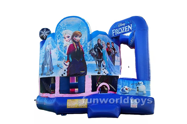 Frozen bounce house with slide FWZ325