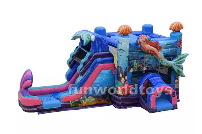 Hot candy bounce house combo  FWZ334