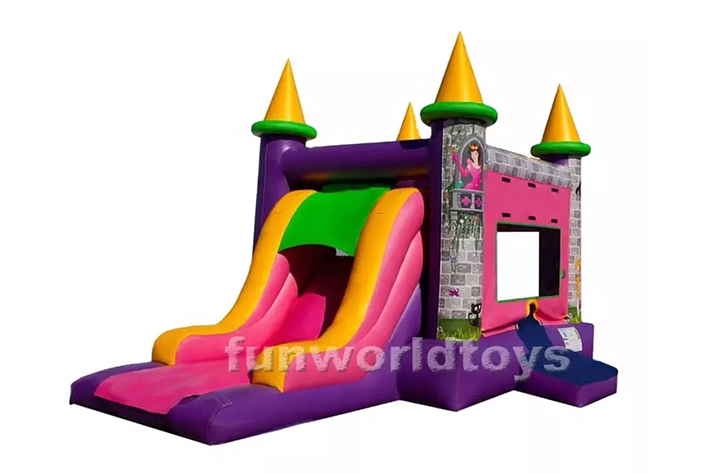 Classic bounce house with slide FWZ330