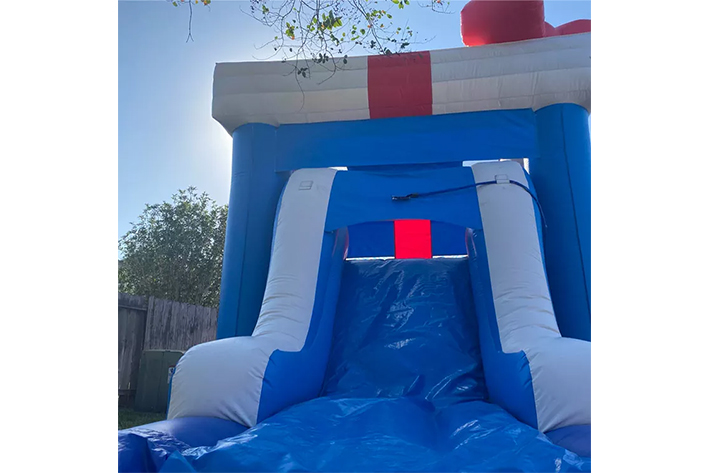 Customized Inflatable bounce house with slide FWZ326
