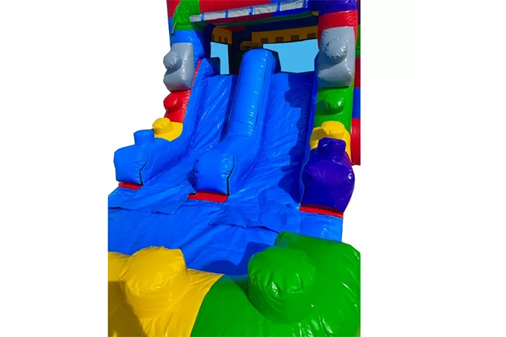 Inflatable Mega Blocks Bounce House Combo FWZ368A