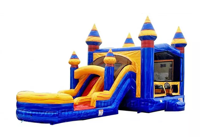Hot-selling commercial bounce and water slide  FWZ350