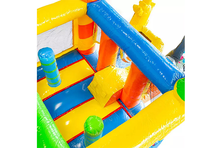 Structure animal bounce house with slide FWC263