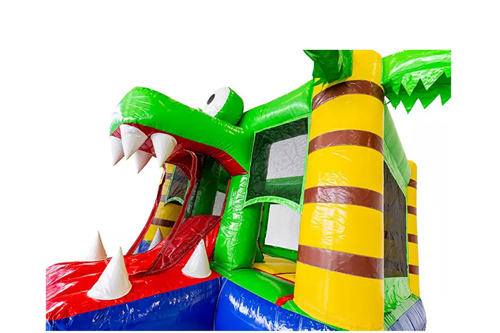 Mini crocodile inflatable bounce house FWC262