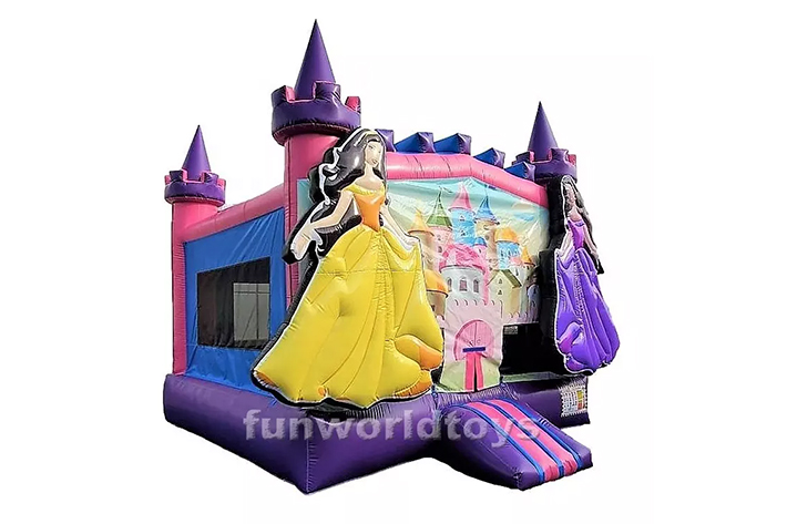 Princess inflatable bounce house FWC277
