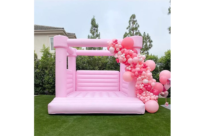 PVC white wedding inflatable jumping bouncy FWW28