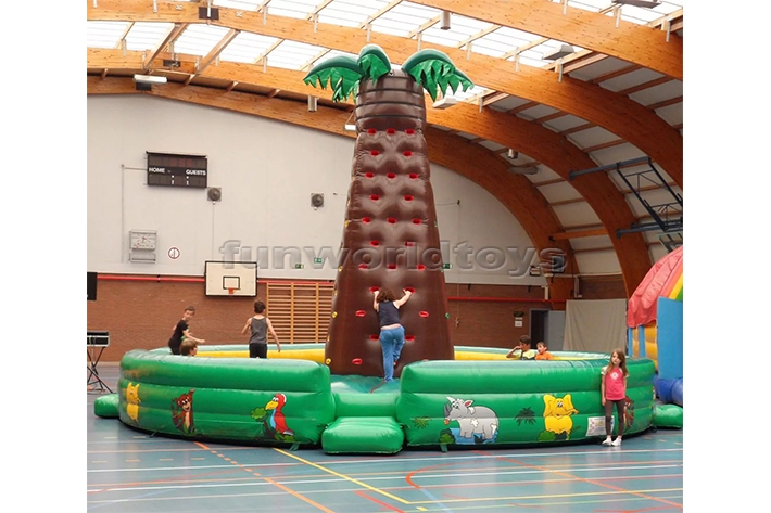 Safe Tropical Inflatable Rock Climbing Tower FWG14