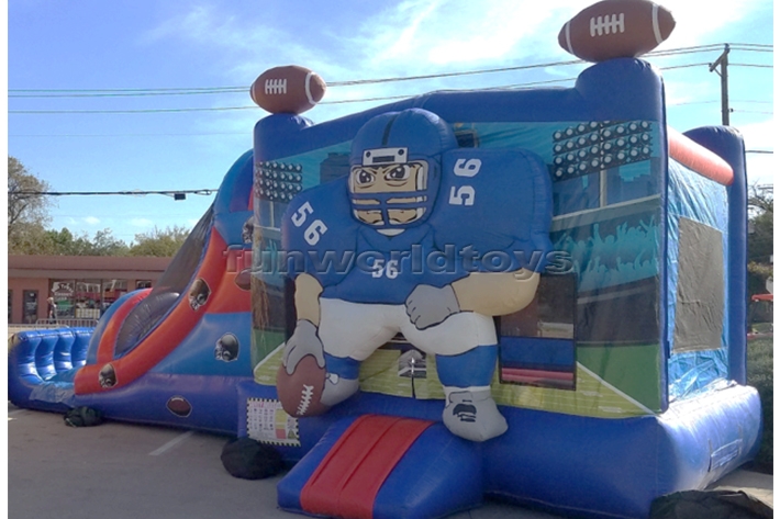 Inflatable Football Player Bounce House FWC295
