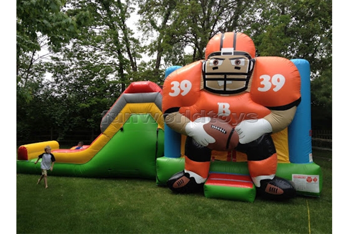 Inflatable Football Player Bounce House FWC295