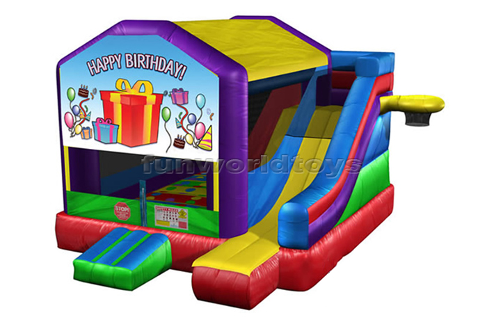 Happy Birthday Inflatable Bounce House FWZ364