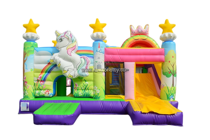 Unicorn Combo Slide Castle FWZ389