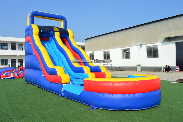 Red Yellow and Blue Water Slide FWS403