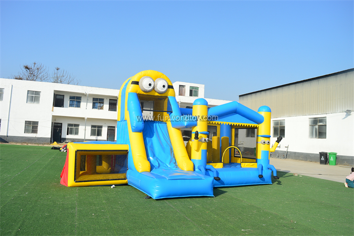 Minions Bounce House With Slide FWZ406